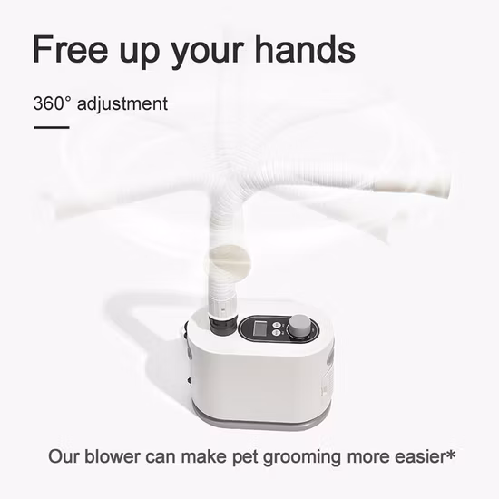 Secador de pelo ajustable vertical móvil profesional del animal doméstico del perro de la velocidad de la preparación del animal doméstico de la venta caliente