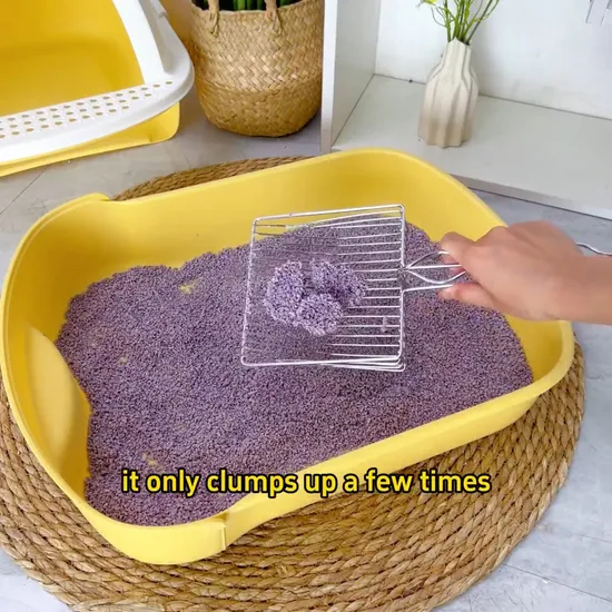 Arena para gatos de tofu de bajo seguimiento, sin perfume y sin polvo, desechable