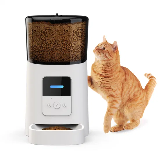 Alimentador automático para gatos Tuya WiFi, alimentador de comida para mascotas