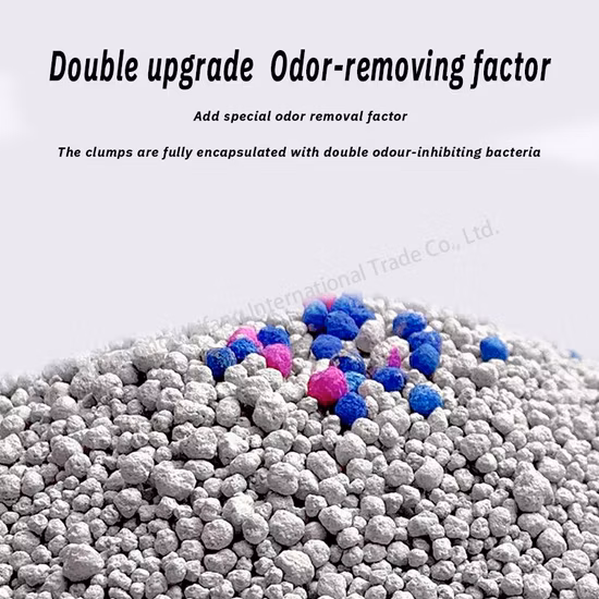 Arena para gatos de bentonita con mucho menos polvo y grumos fuertes/Arena para gatos de tofu/Arena para gatos de madera de pino/Arena para gatos de gel de sílice/Arena para gatos de yuca